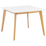 EETTAFEL, massief wit eiken thumbnail 1