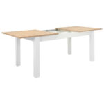 EETTAFEL, wit, eikenkleur thumbnail 3