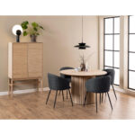 EETTAFEL, eikenkleurig gefineerd eiken thumbnail 2