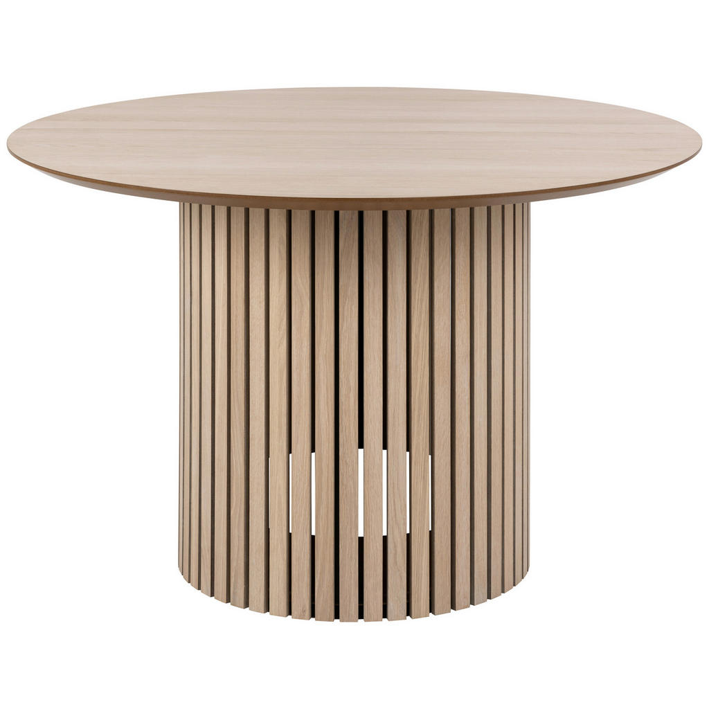 EETTAFEL, eikenkleurig gefineerd eiken