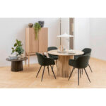 EETTAFEL, eikenkleurig gefineerd eiken thumbnail 2