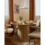 EETTAFEL, eikenkleurig gefineerd eiken thumbnail 3