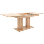 EETTAFEL, eikenkleurig eikenhout thumbnail 4