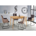 EETTAFEL, massief eikenkleurig wild eiken thumbnail 4