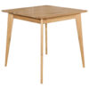 EETTAFEL, massief eikenkleurig wild eiken
