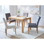 EETTAFEL, massief eikenkleurig wild eiken thumbnail 5