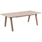 EETTAFEL, gefineerd, massief eiken, eikenkleur thumbnail 1