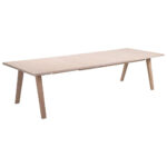 EETTAFEL, gefineerd, massief eiken, eikenkleur thumbnail 3