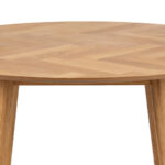 EETTAFEL, eikenkleurig gefineerd eiken thumbnail 2