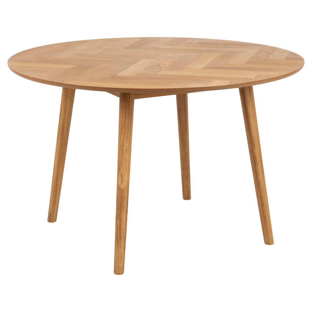 EETTAFEL, eikenkleurig gefineerd eiken
