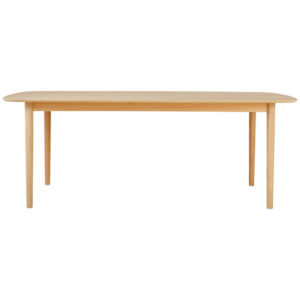 EETTAFEL, eikenkleurig gefineerd eiken