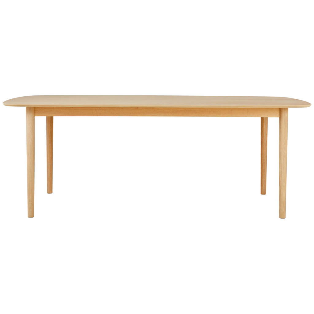 EETTAFEL, eikenkleurig gefineerd eiken