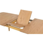 EETTAFEL, gefineerd eiken natuurlijke kleur, eikenkleur thumbnail 4