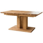EETTAFEL, massief eikenkleurig wild eiken thumbnail 4