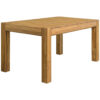 EETTAFEL, massief eikenkleurig wild eiken