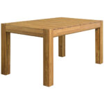 EETTAFEL, massief eikenkleurig wild eiken thumbnail 1