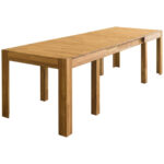 EETTAFEL, massief eikenkleurig wild eiken thumbnail 7