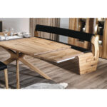 EETTAFEL, gefineerd, massief verouderd hout, eikenkleurig eiken thumbnail 5
