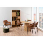 EETTAFEL, eikenkleurig gefineerd eiken thumbnail 2