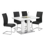 EETTAFEL, wit, roestvrij staalkleur thumbnail 5