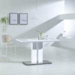 EETTAFEL, wit, roestvrij staalkleur thumbnail 6