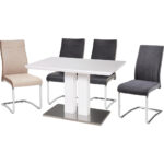 EETTAFEL, wit, roestvrij staalkleur thumbnail 7
