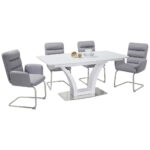 EETTAFEL, wit, roestvrij staalkleur thumbnail 6