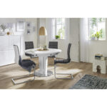 EETTAFEL, wit, roestvrij staalkleur thumbnail 6