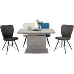 EETTAFEL, roestvrij staalkleur, grijs thumbnail 3