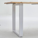 EETTAFEL, volledig massief acaciawit, acaciakleur thumbnail 5