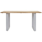 EETTAFEL, volledig massief acaciawit, acaciakleur thumbnail 6