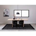 EETTAFEL, gefineerd eiken wit thumbnail 2