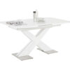 EETTAFEL, wit, hoogglans
