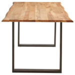 EETTAFEL, volledig massief acaciazwart, acaciakleur thumbnail 5