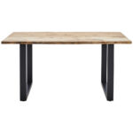 EETTAFEL, volledig massief acacia, acaciakleur thumbnail 4