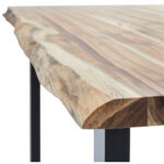 EETTAFEL, volledig massief acacia, acaciakleur thumbnail 7