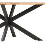 EETTAFEL, massief acaciazwart, acaciakleur thumbnail 4