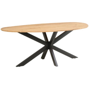 EETTAFEL, massief acaciazwart, acaciakleur