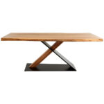 EETTAFEL, volledig massief acaciazwart, acaciakleur thumbnail 7
