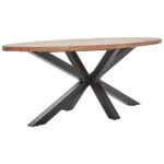 EETTAFEL, volledig massief acaciazwart, acaciakleur thumbnail 1