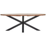EETTAFEL, volledig massief acaciazwart, acaciakleur thumbnail 6