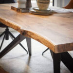 EETTAFEL, volledig massief acaciazwart, acaciakleur thumbnail 6