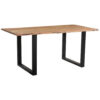 EETTAFEL, hardhout acacia zwart, acacia kleur