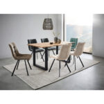 EETTAFEL, hardhout acacia zwart, acacia kleur thumbnail 2