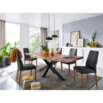 EETTAFEL, massief acacia, acaciakleur thumbnail 2