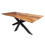 EETTAFEL, massief acacia, acaciakleur thumbnail 1