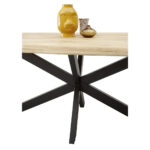 EETTAFEL, massief zwart eiken, eikenkleur thumbnail 4