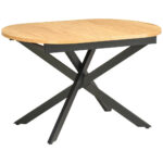 EETTAFEL, zwart, eikenkleur thumbnail 1