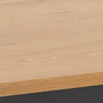 EETTAFEL, zwart, eikenkleur thumbnail 4