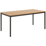 EETTAFEL, zwart, eikenkleur thumbnail 1